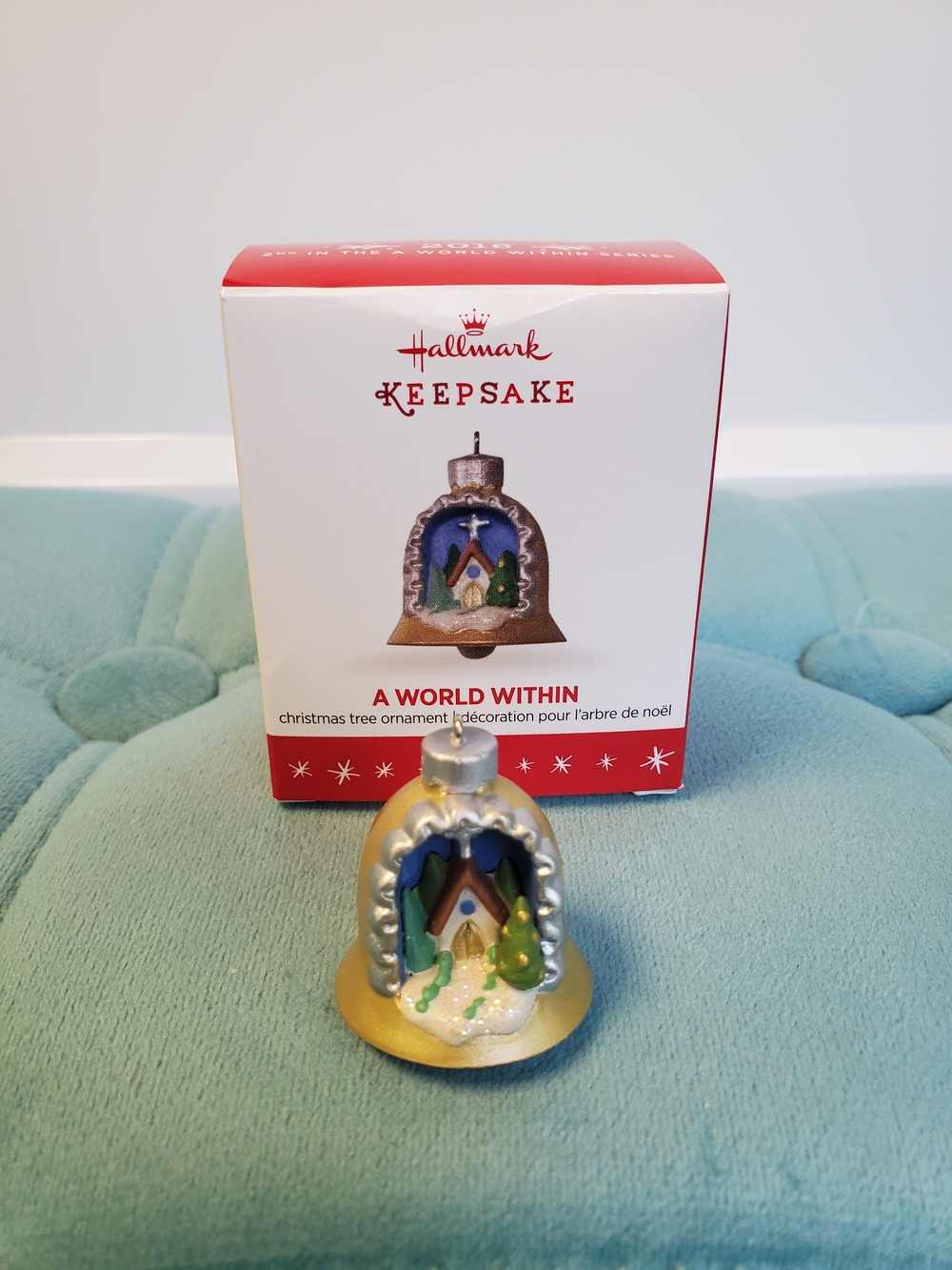 Hallmark Keepsake Ornament 2016 A World Within Miniature Church #2 QXM8524